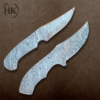 Twist Pattern Damascus Steel Clip Point Blank Blade | 8.5-Inch Full Tang Knife Making Supplies - Image 2