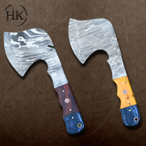 Damascus Steel Blade Hunting Collectible Fixed Blade Knives