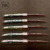 Handcrafted Damascus Steel Folding Knife Collection - Unique Designs and Premium Materials - Image 3