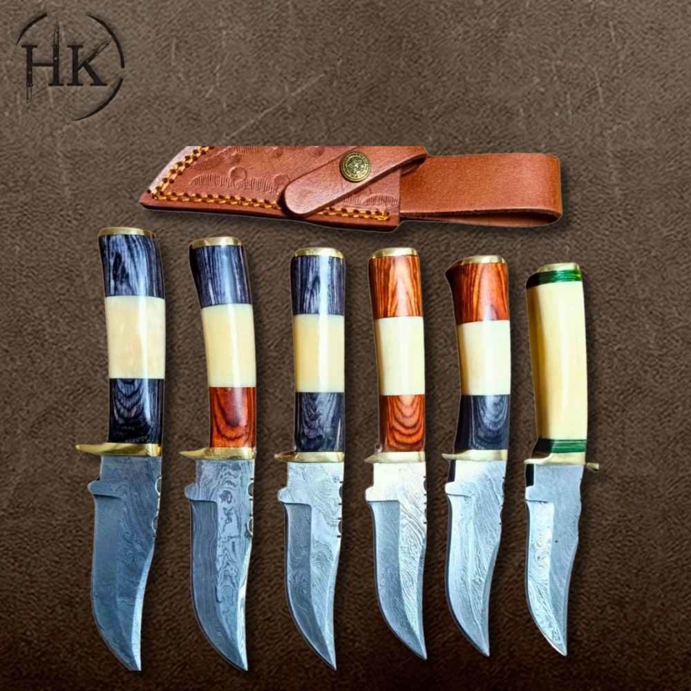 Handcrafted Damascus Steel Folding Knife Collection - Image 3
