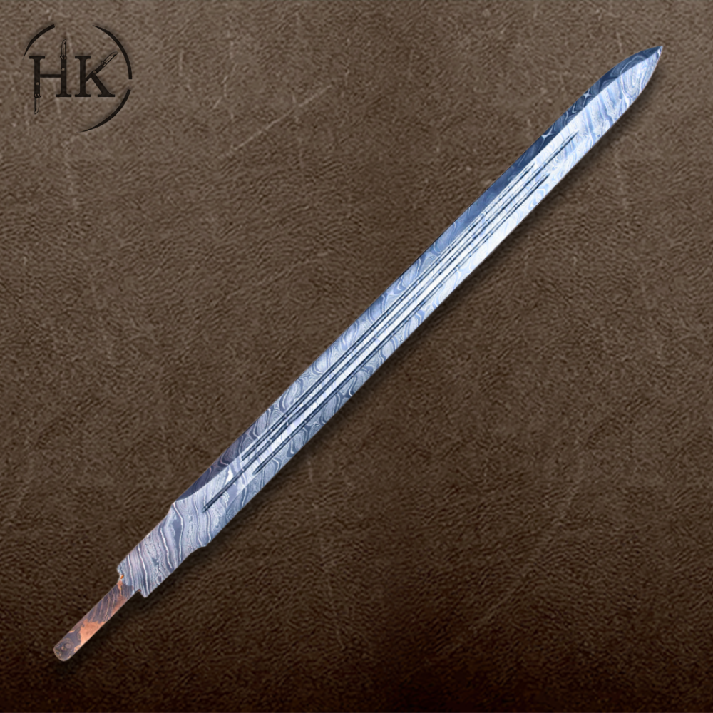 Handmade Damascus Steel Sword - Image 4