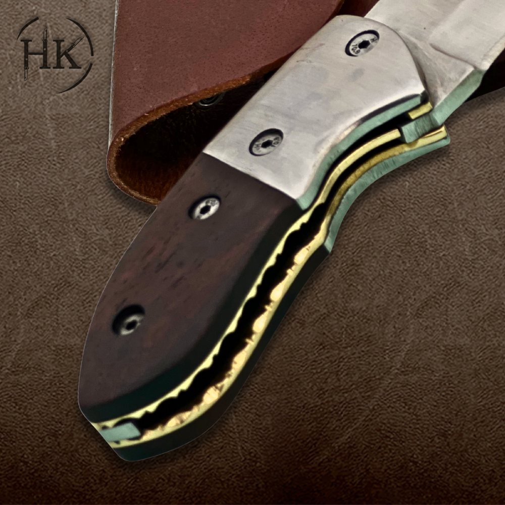 Folding Knife with Wooden Handle - Image 5