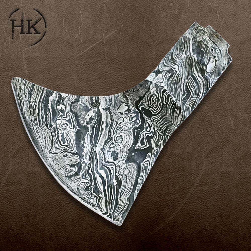 Custom Handmade Damascus Steel Viking Axe with Rosewood Handle – A Masterpiece of Craftsmanship and Tradition - Image 3